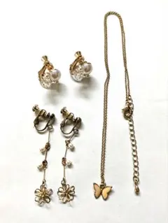 3COINS　３点セット　ネックレス　イヤリング