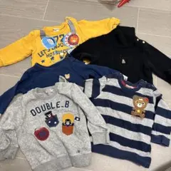 ホットビスケッツ BURBERRY ミキハウス 5点セット