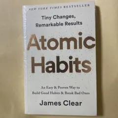 洋書　 Atomic Habits　ジェームズ・クリア　複利で伸びる1つの習慣