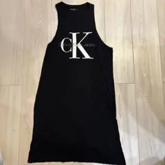 Calvin Klein Jeans ノースリーブ ワンピースブラック Lのサムネイル