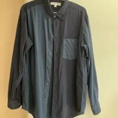 JW ANDERSON × UNIQLO シャツ 長袖 切替デザインバイカラー