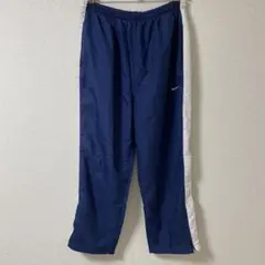90's Nike ネイビー ナイロンパンツ サイドライン