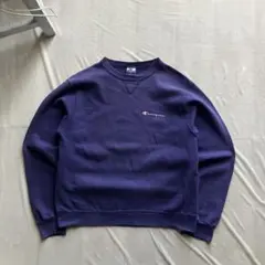 old champion /前vスウェット パープル系 USA製 vintage