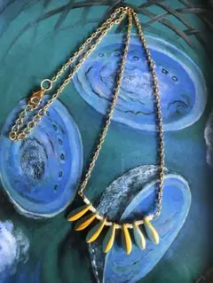 ダガービーズ　チェーン　ネックレス