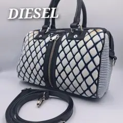 DIESEL ディーゼルハンドバッグ　ショルダーバック2WAY ミニボスジーンズ