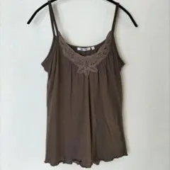 natural web キャミソール 　タンクトップ　トップスインナー婦人肌着Ｍ