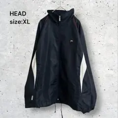 ビッグサイズ　XL ヘッド　ジャージ　トラックジャケット　内側メッシュ　フード付のサムネイル
