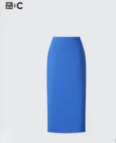美品 UNIQLO クレープジャージーナロータイトスカート XS 丈短め