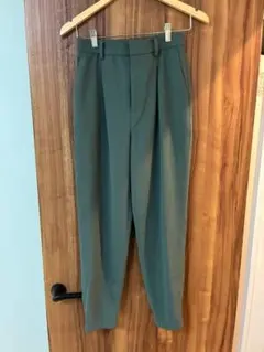 UNIQLO ドレープジョガーパンツ M グリーン　レディース