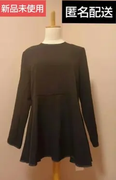 【ur's】長袖　フレア　チュニック フォーマルトップス