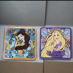 ディズニープリンセス クリアラバーコースター ベル ラプンツェル 2個セット