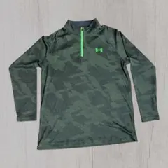 アンダーアーマー ヒートギア カモフラ柄 1/4ジップ プルオーバー Lサイズ