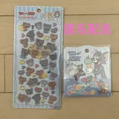 トム＆ジェリー プチドロップステッカー おはじきシールフレーク