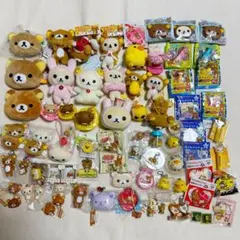 【初期激レア】リラックマ　マスコット　ストラップ　雑貨　82点　まとめ売り　平成