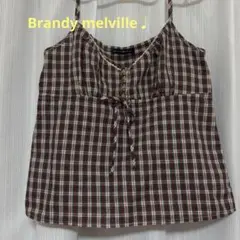Brandy Melville チェック柄 キャミソールのサムネイル