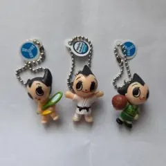 手塚治虫 キャラクター(アトム) ストラップ 3種セット