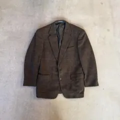 テーラードジャケット vintage 古着 cityboy スーツ 茶