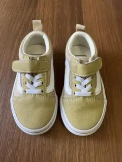 VANS キッズ スニーカー 14cm ベージュ