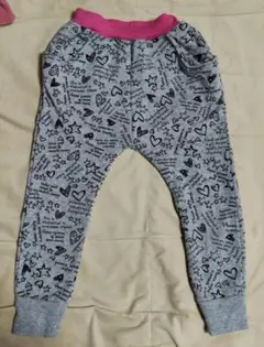 【美品】裏起毛　パンツ　ジョガーパンツ　110