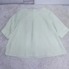 美品♪ 23区×SOMELOS バックボタン リネン100% ブラウス 46 - メルカリ