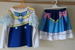 ひろがるスカイ　セットアップ　ロンT　スカート