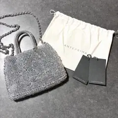 ANTEPRIMA スタンダード／スクエア ミディアム シルバー チェーン付き