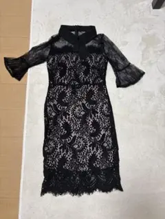 レース ブラックドレス Mサイズ