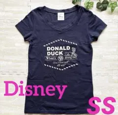 ディズニーTシャツ ドナルドダック ちびT紺 SSサイズ Disneyベルメゾン