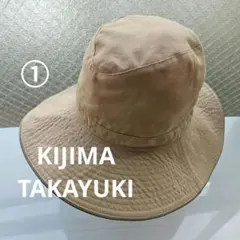 KIJIMA TAKAYUKI キジマタカユキコットンリネンブリムハット カーキのサムネイル