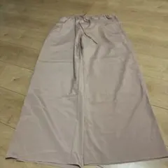 ピンク ワイドパンツ