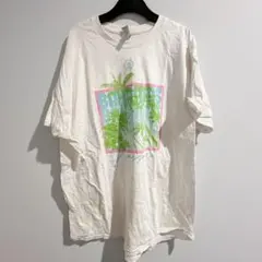 GILDAN ギルダン　XL パームツリー Tシャツ　美品　古着　コットン　一点