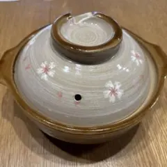 １人前用土鍋 ふた付き 陶器製