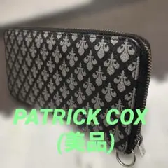 PATRICK COX 黒/silver モノグラムメンズ長財布　値下げ不可のサムネイル