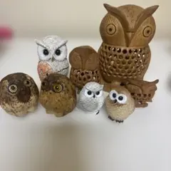 フクロウ 置物