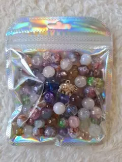 多色ガラスビーズセット 100g A-2