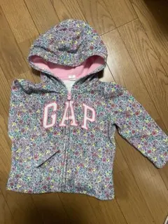GAP 花柄 フード付きパーカー 2歳用