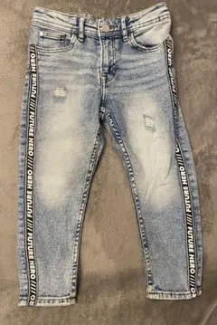H&M ダメージデニムパンツ　110