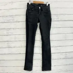 back number スキニーデニム 黒色 S ストレッチ 美脚 細見え✨夏のサムネイル