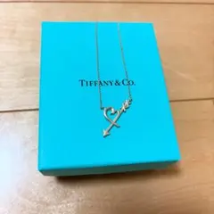 h483 美品　ティファニー　グラフィティ　ハート&アロー　ネックレス　925 h483 美品ティファニーグラフィティハート&アローネックレス925