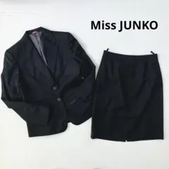 良品✨Miss JUNKO ウール100% スカートジャケットスーツ セットのサムネイル