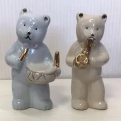 くまの調味料入れ 2点セット