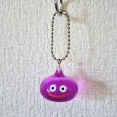 ドラクエ クリスタルモンスターズ スライムキーホルダー 紫 スクウェアエニックス