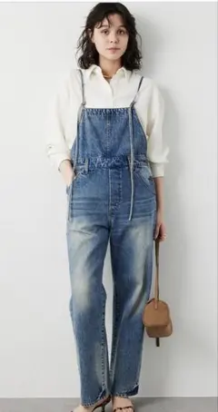 新品　デニムサロペット オーバーオール