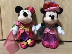 ミニーマウス ぬいぐるみバッジ