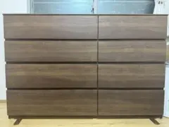 ニトリ ローチェスト コルテ ウォールナット ホワイト - メルカリ