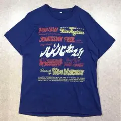 ロゴTシャツ グラフィックT バンドT風 ネイビー ストリート Y2K