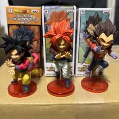 ドラゴンボール ワーコレ 超サイヤ人4 孫悟空 ベジータ ゴジータ　セット