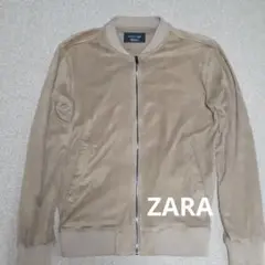 ZARA MAN ベージュ スエード風 ジャンパー