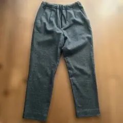 BSHOP MORRIS&SONS ウールスムースイージーパンツ　グレー　0