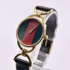 GUCCI Gフレーム シェリーライン シェル 蜂モチーフ 腕時計 1338 